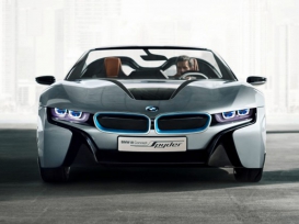 Nuova BMW i8 Spyder: Versione aperta della corrispondente coupé ibrida 